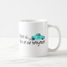 On Our Honeymoon Ignore Us Coffee Mug
