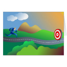 On Target Greeting Card