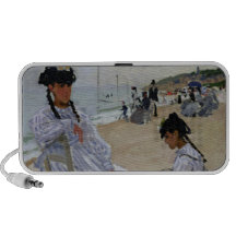On the Beach at Trouville, Claude Monet Travelling Speaker