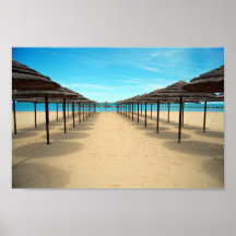 On the Beach Poster