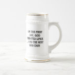 On the first day, God created Linux...and the rest Mugs