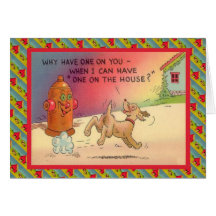 On, the house card