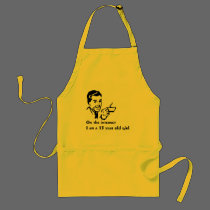 On The Internet Im A 15 Year Old Girl aprons
