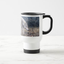 On the Prowl Timber Wolf Travel Mug