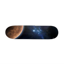 On the top of the universe skateboard