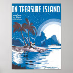 On Treasure Island Vintage Songbook Cover Posters