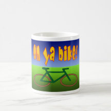 On Ya Bike! Cycling Go Green Zero Emissions Coffee Mug