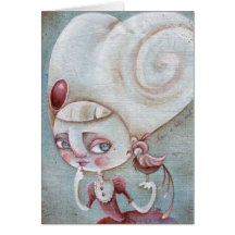 "Once a Little bird Told me" Greeting Card