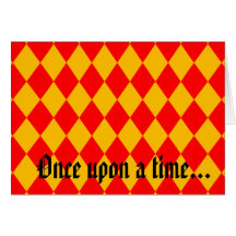 "Once upon a time...Happily ever after." Card.