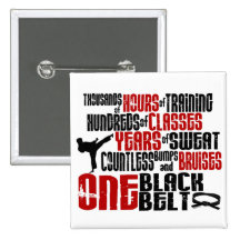 ONE Black Belt 2 KARATE T-SHIRTS & APPAREL Pin