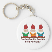 One By One The Gnomes Key Chain