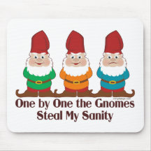 One By One The Gnomes Mousepad