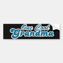 One Cool Grandma Bumper Stickers