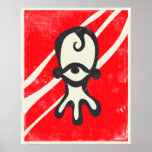 One Eye Alien or The Foreigner Print