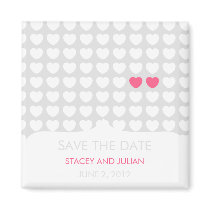 One in a Million Hearts Save the Date Magnet