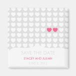 One in a Million Hearts Save the Date Magnet