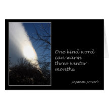 One Kind Word Greeting Card