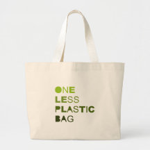One less plastic solid bag