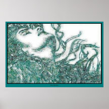 One Of Her Faces, print