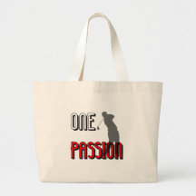 one passion golf canvas bag