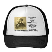 One Person With A Belief Social Power Quote Trucker Hats