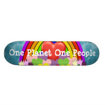 One Planet One People Skate Board Decks