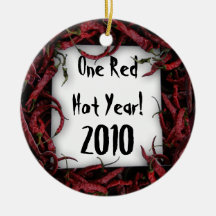 One Red Hot Year! Customisable Ornaments