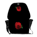 One Red Poppy Messenger Bags