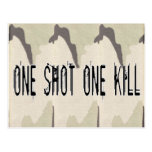 One Shot One Kill Post Cards