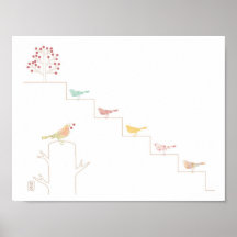 One Step At A Time Illustration Print