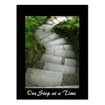 One Step at a Time Post Card