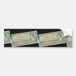 One thousand dollar bill bumper sticker