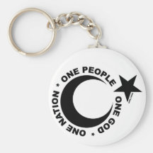 One Ummah Star & Crescent Key Chain