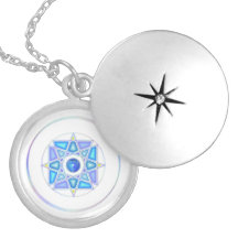"One With Water" Elemental Mandala Locket