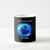 One World Coffee Cup, First Earth Battalion.org Coffee Mugs