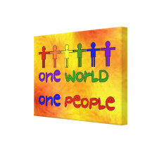 One World Gallery Wrapped Canvas