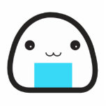 Onigiri Blue Photo Cutout