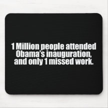 ONLY 1 PERSON MISSED WORK MOUSEPADS