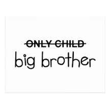 Only Big Brother Postcard