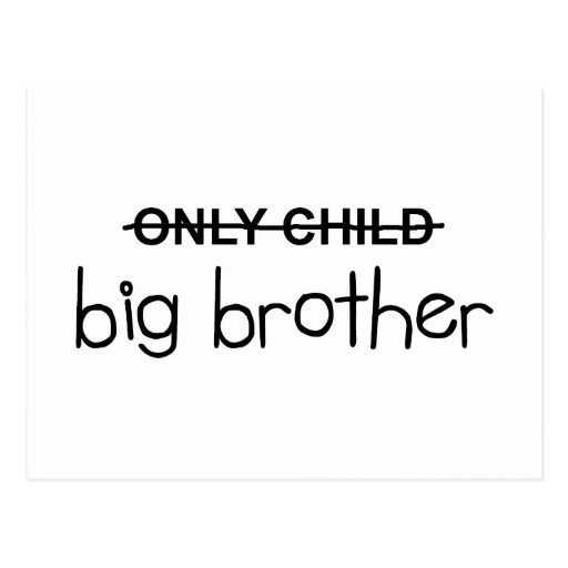 Only Big Brother Postcard