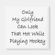 Only My Girlfriend Can Look That Hot While Playing Fridge Magnets