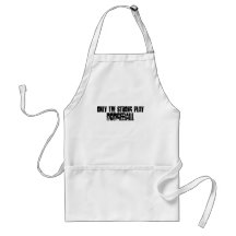 Only the strong play dodgeball apron