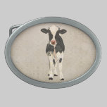 Onyx & Ivory Cow Belt Buckle belt buckles