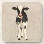 Onyx & Ivory Cow Coaster cork coasters
