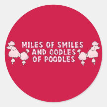 Oodles Of Poodles Sticker