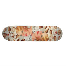 Oohlala temptation Vintage Paris Lady Fashion Custom Skate Board