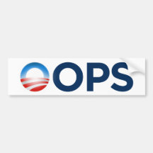 OOPS BUMPER STICKER