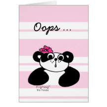 OOPS … I’M SORRY  Card
