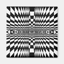 Op Art #217 Fridge Magnets