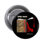 Open Book Pinback Button